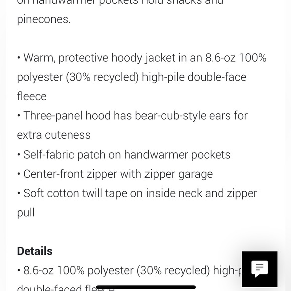 Patagonia Baby Furry Friends Hoody, Size 3-6M. - Picture 8 of 8